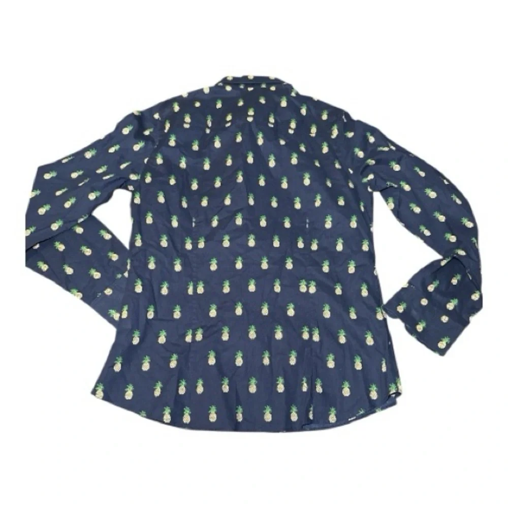 J. Crew Men's Pineapple Print Button Up Shirt Medium